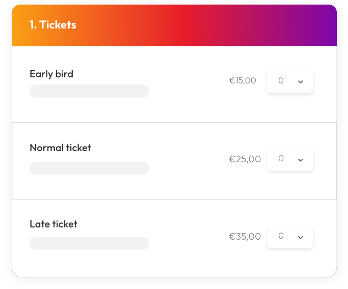 Ticketshop van Avayo