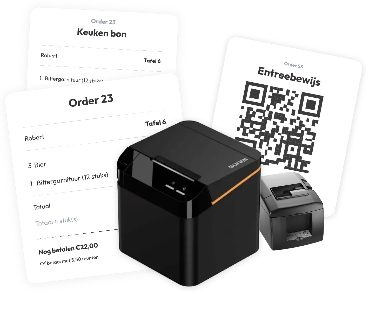 Bonprinter voor evenementen