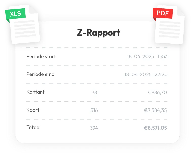 Kassa rapportages en inzicht