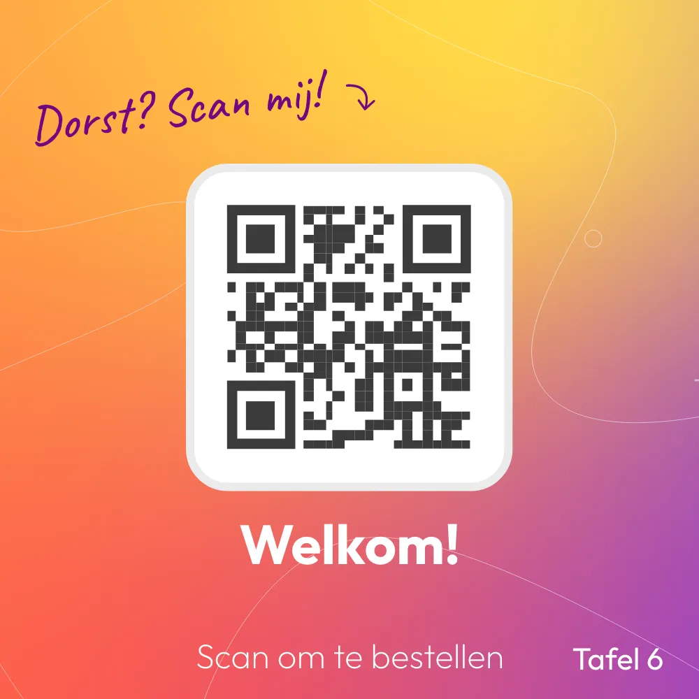 QR scan bestellen