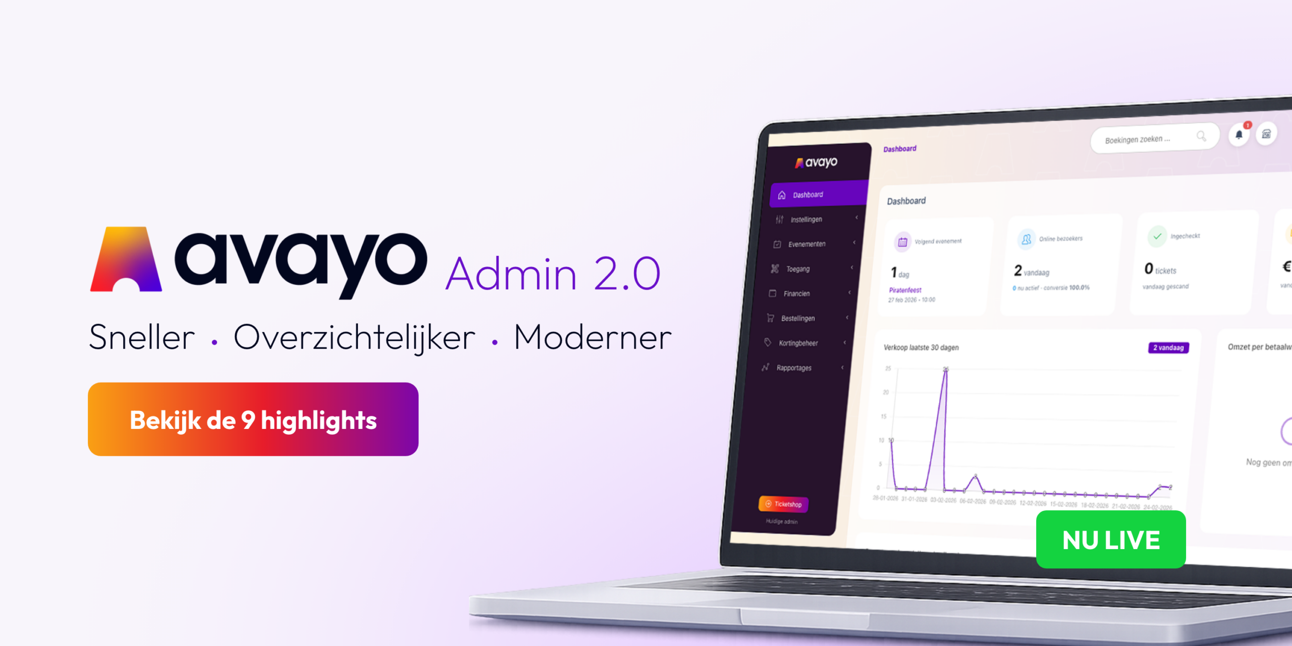 Avayo admin 2.0 - 9 highlights