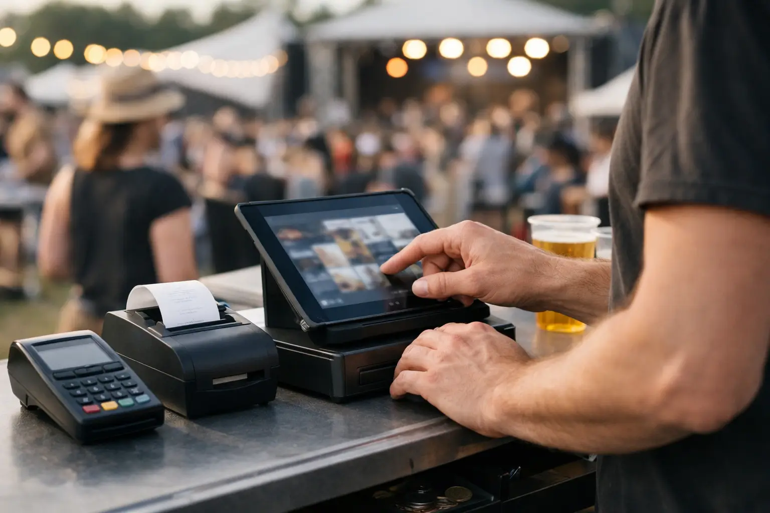 Mobiele kassa instellen op evenement