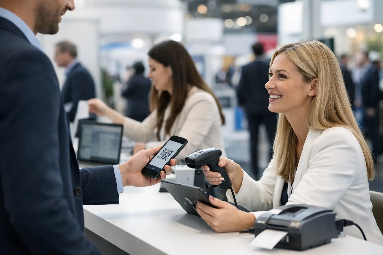 Bezoekersregistratie opzetten voor beurs