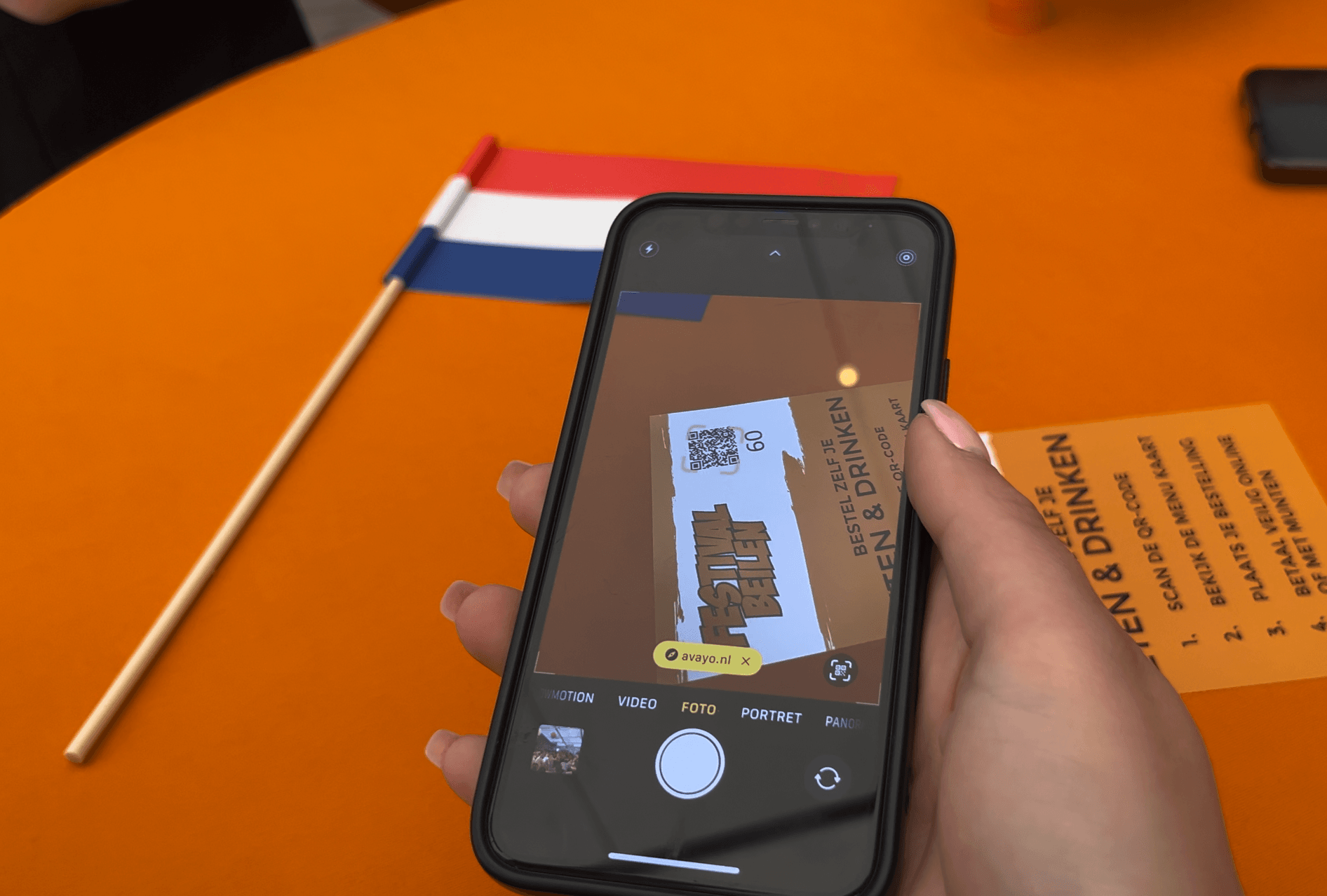 QR bestelsysteem