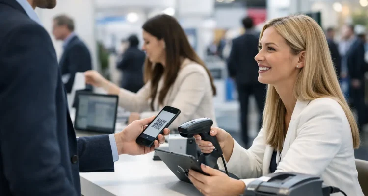 Bezoekersregistratie opzetten voor beurs